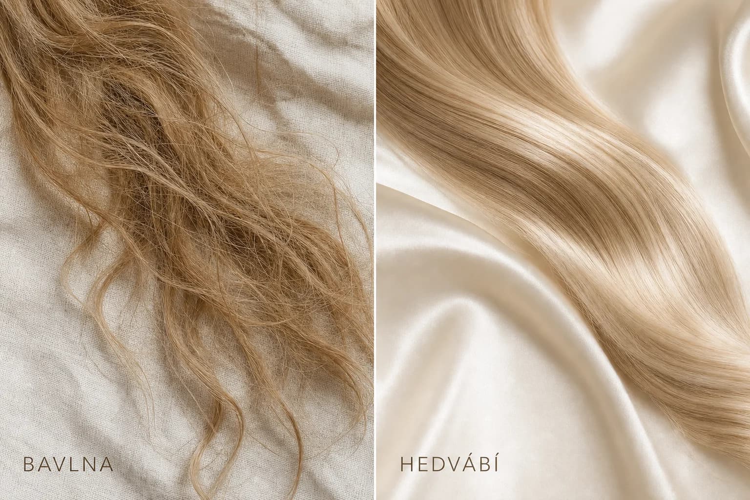 Bavlna versus hedvábí