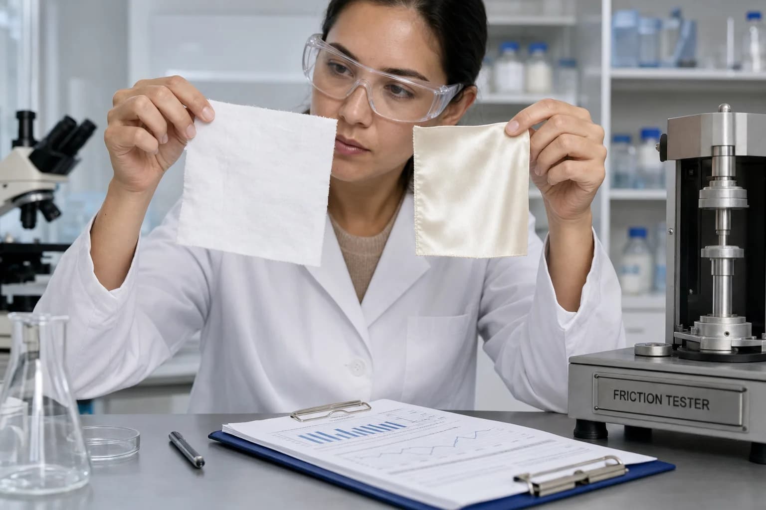 Co říkají laboratorní testy o hedvábných povlacích